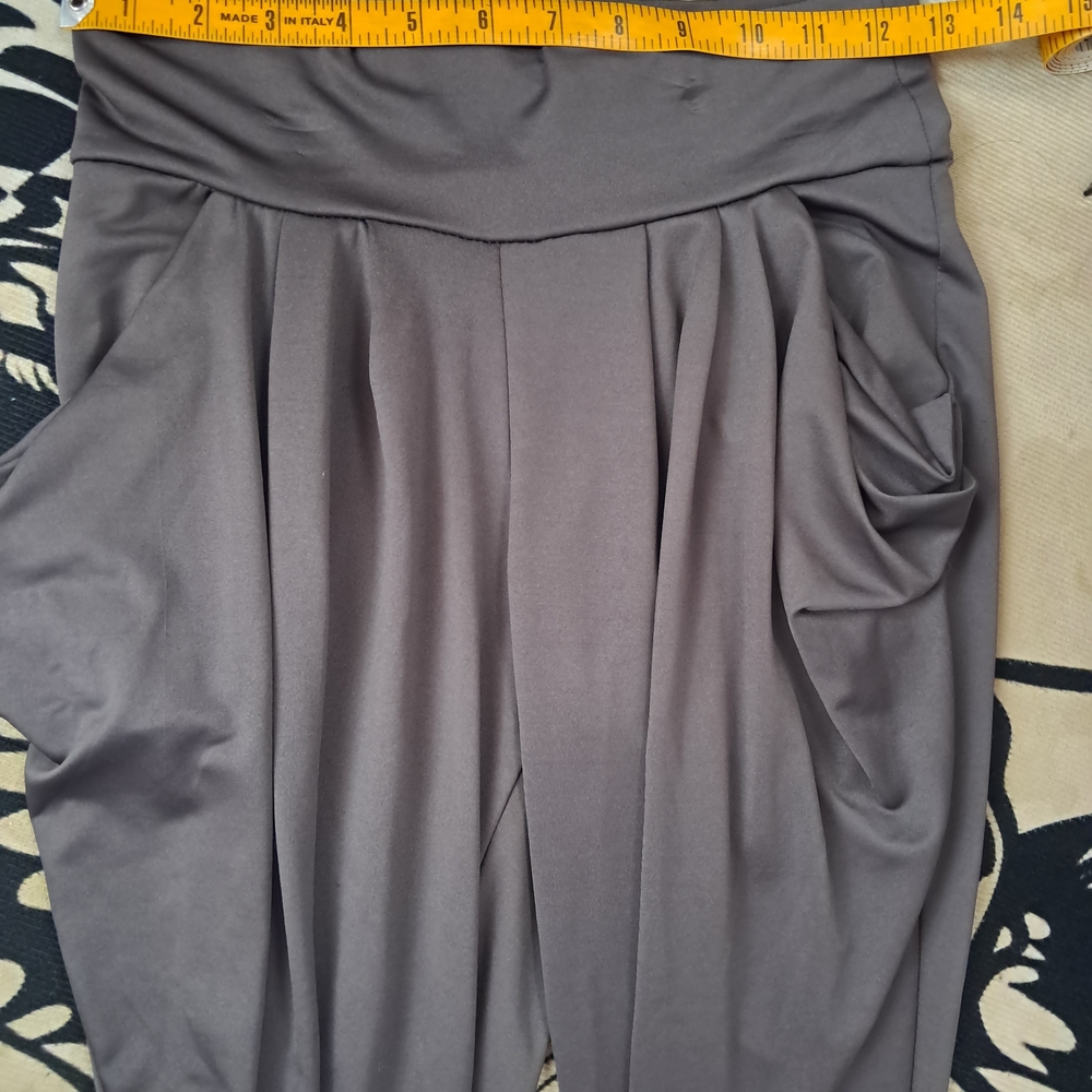 Poetry Charcoal Soft & Flowy Pants! Pockets, So Cute, EUC! - Picture 8 of 9